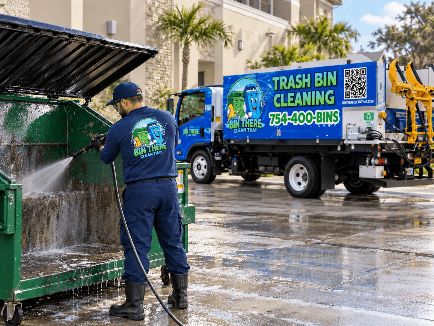 Bin There Clean That trash bin cleaning